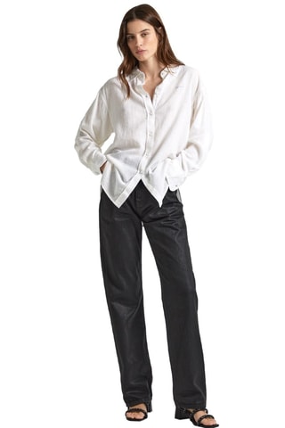 Linnen Blouse Philly - Wit