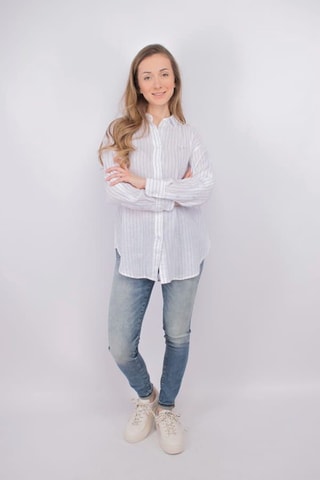 Linnen Blouse Polly - Wit