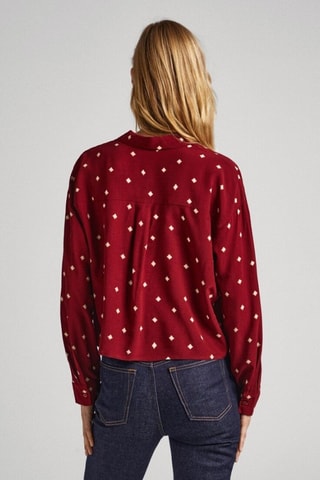 Blouse Gabesa - Bordeauxrood