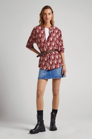 Blouse Gasha - Bordeauxrood