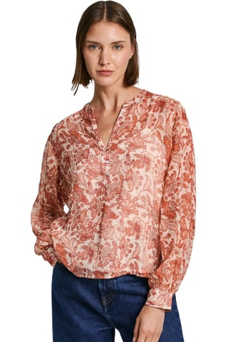 Blouse Poemy - Koraalrood
