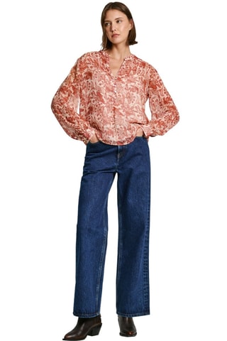 Blouse Poemy - Koraalrood