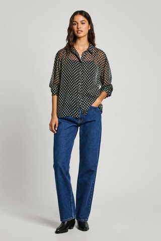 Blouse Samantha - Zwart