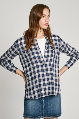 Blouse Polivia - Marineblauw