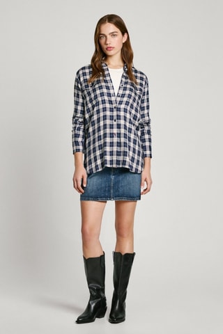 Blouse Polivia - Marineblauw