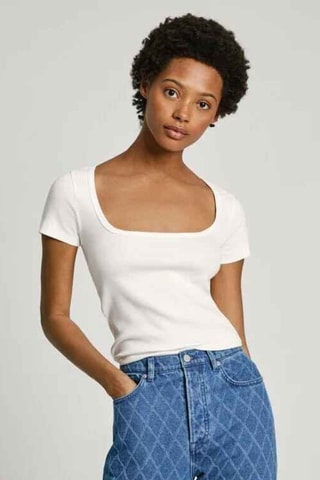 T-shirt Edurne - Wit