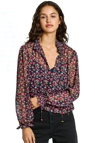 Blouse Octavia - Marineblauw