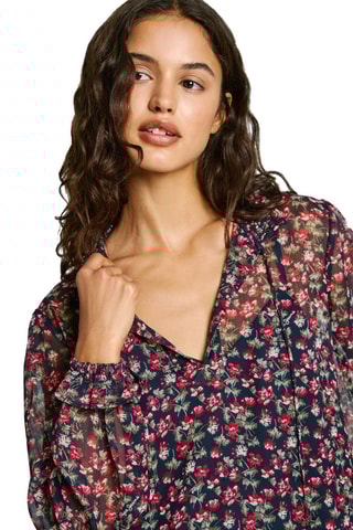 Blouse Octavia - Marineblauw