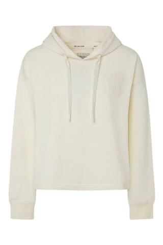 Sweater met Capuchon Estrid - Ecru