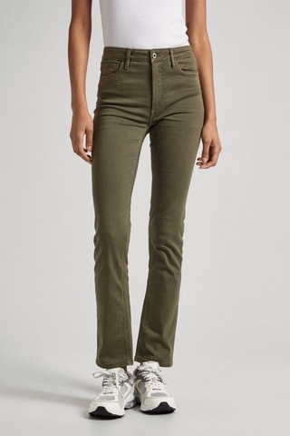 Broek slim fit model - Groen