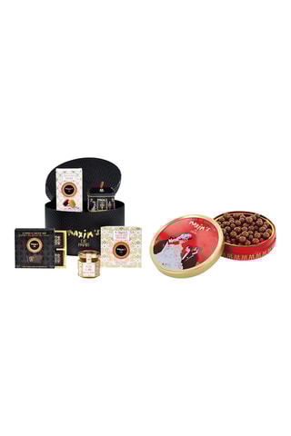 Coffret Ombres et lumières et boîte perles de chocolat au lait - 185 et 50 g