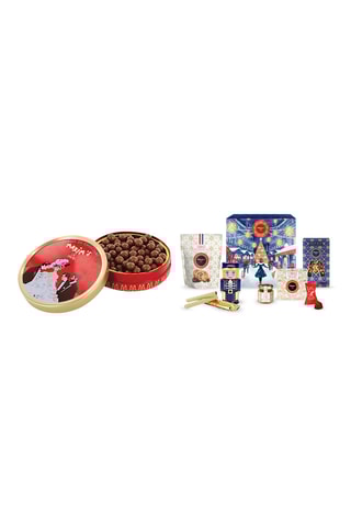 Coffret Eclats de fête et Boîte Perles de chocolat au lait - 315 et 50 g