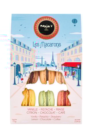 4 x Etui de 6 macarons assortis - 72 g
