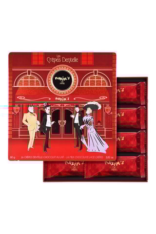 3 x 	Coffret 16 crêpes dentelle chocolat au lait - 80 g