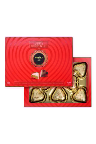 3 x 	Étui 8 cœurs chocolat au lait praliné - 45 g