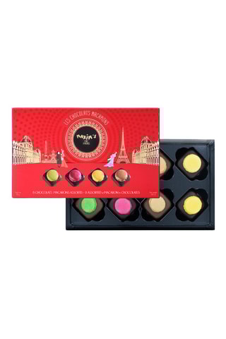 2 x 	Etui 8 chocolats macarons - 80 g