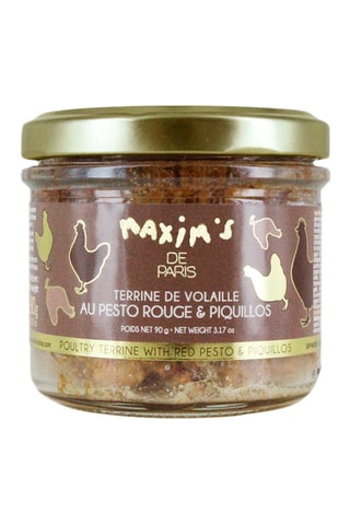 Terrine de volaille au pesto et poivrons Piquillos - 3 x 90 g	