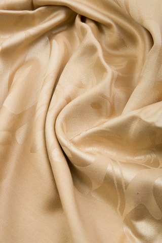 Foulard en soie et laine Oblong - Beige