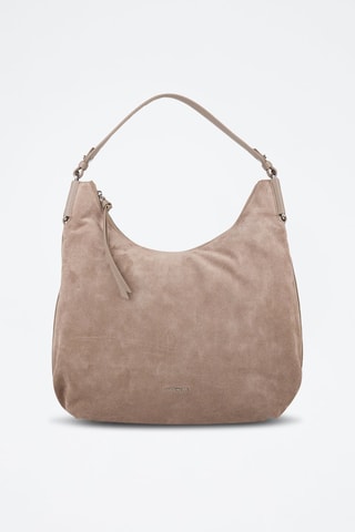 Sac à main en nubuck Rebekka - Taupe