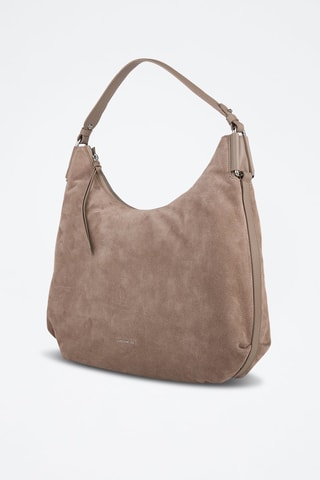 Sac à main en nubuck Rebekka - Taupe