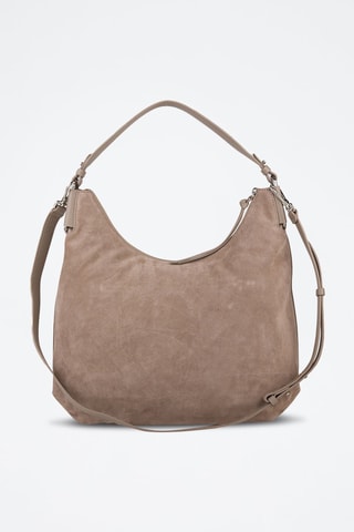 Sac à main en nubuck Rebekka - Taupe