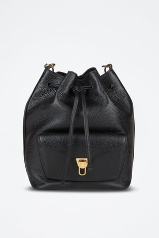 Sac seau en cuir Generatio - Noir