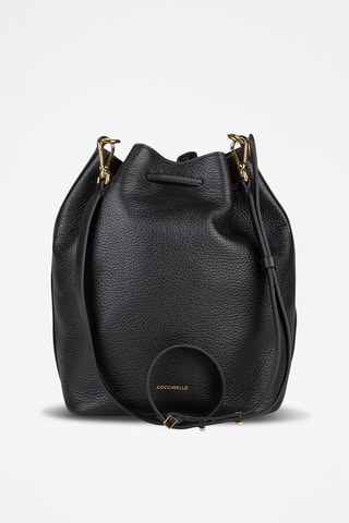 Sac seau en cuir Generatio - Noir