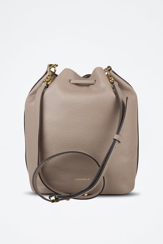 Sac seau en cuir Generatio - Taupe