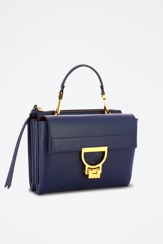 Sac à main en cuir Arlettis - Bleu roi