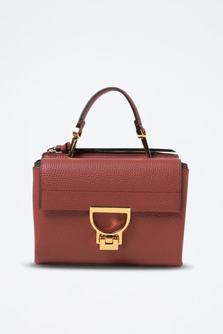 Sac à main en cuir Arlettis - Marron