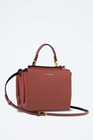 Sac à main en cuir Arlettis - Marron