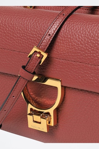 Sac à main en cuir Arlettis - Marron