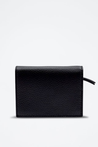 Porte-cartes en cuir Noir