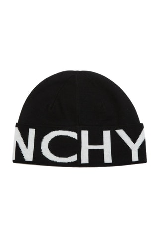 Bonnet en laine - Noir et blanc