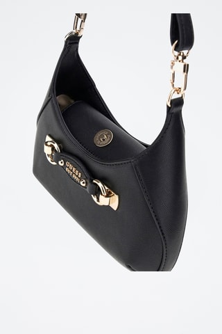 Sac porté épaule Mimina Mini Hobo - Noir