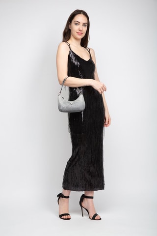 Sac porté épaule Zalina - Argenté