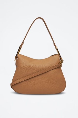 Sac porté épaule en cuir - Nude