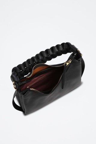 Sac porté épaule en cuir - Noir