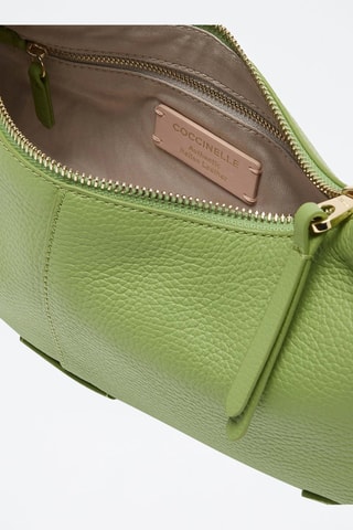 Sac porté épaule en cuir - Vert
