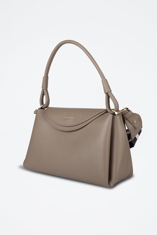 Sac porté épaule en cuir Coccinelleeclyps - Beige