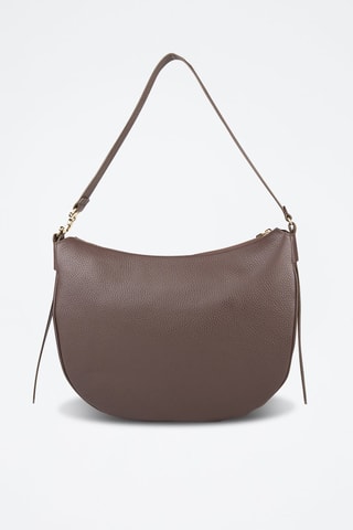 Sac porté épaule en cuir C-Easy - Marron clair