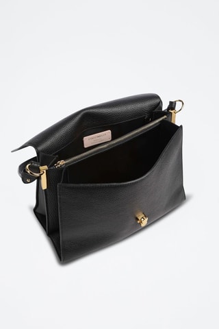 Sac porté épaule en cuir Binxie - Noir