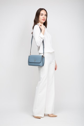 Sac bandoulière Meridian - Bleu clair