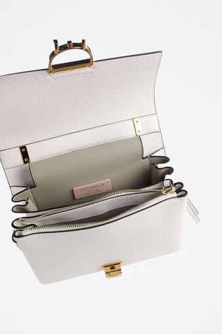 Sac bandoulière en cuir Arlettis - Blanc