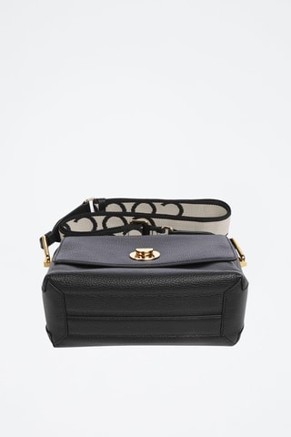 Sac bandoulière en cuir - Noir