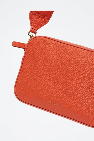 Sac bandoulière en cuir Tebe - Rouge