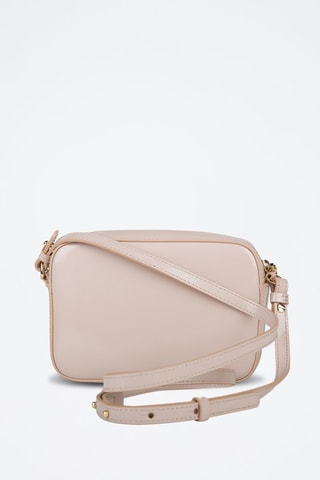 Sac bandoulière en cuir verni Shiny - Beige