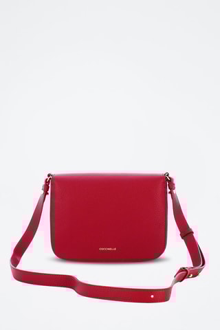 Sac bandoulière en cuir - Rouge