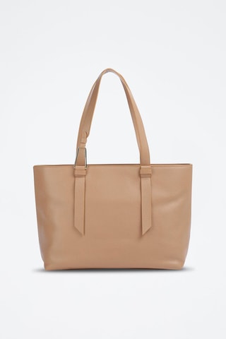 Cabas en cuir - Nude