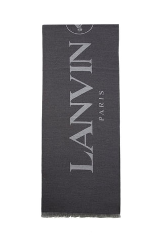 Echarpe en laine et soie - Gris